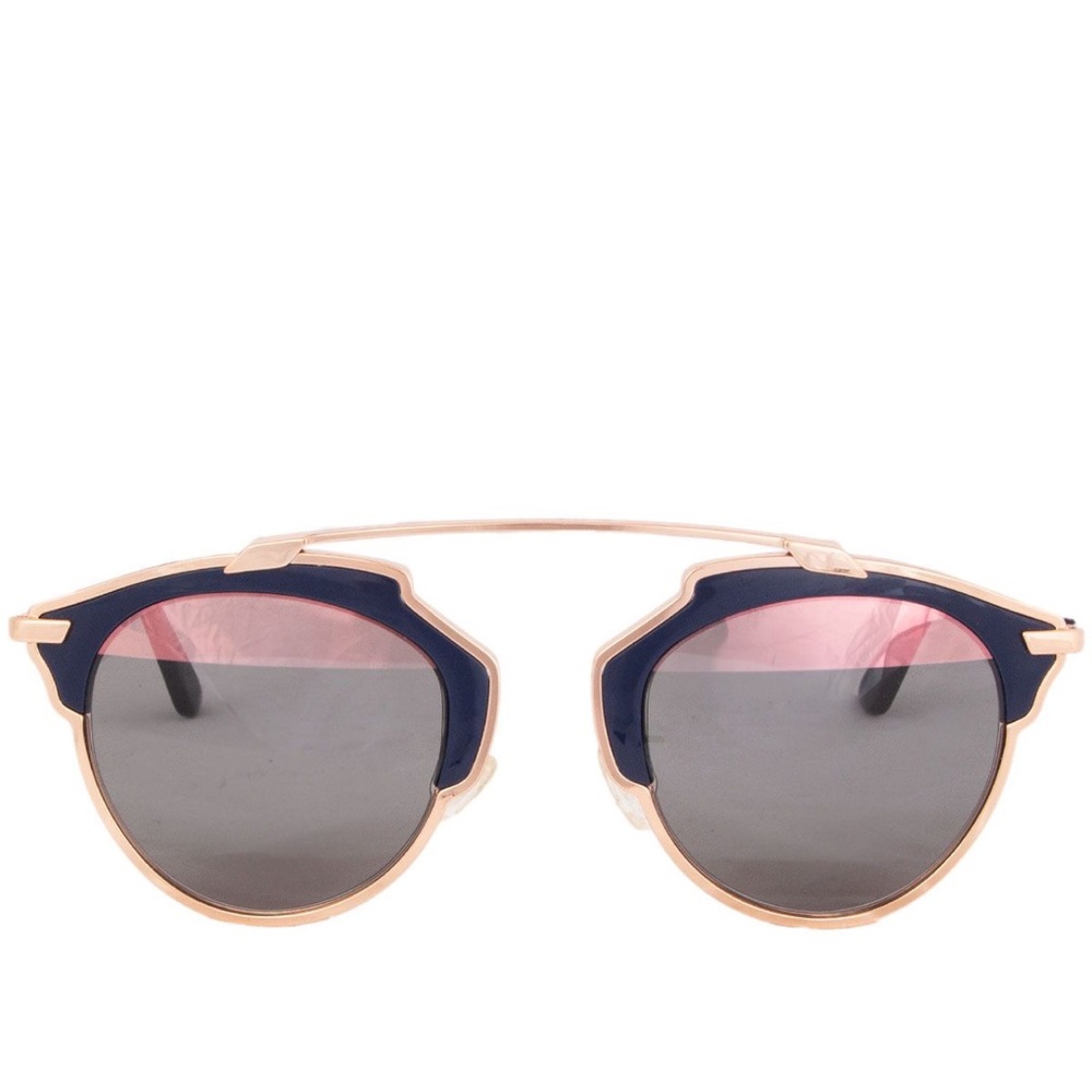CHRISTIAN DIOR SoReal Pink Navy Rosegold Sunglasses